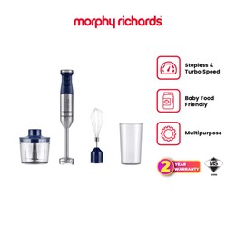 MORPHY RICHARDS 600W DC MOTOR HAND BLENDER - BLUE | 403HB1